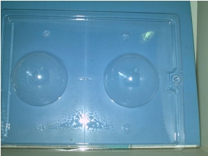 Soap Mold - 2 Half Rounds